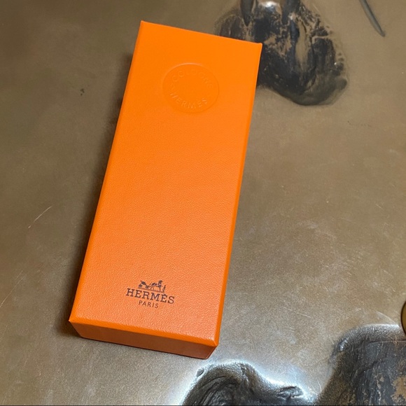 HERMES Paris Orange Box for Gift belt NEW 6" - Picture 2 of 7